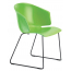 Кресло пластиковое PEDRALI Grace сталь, стеклопластик зеленый Фото 4