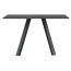 Стол ламинированный PEDRALI Arki-Table Compact сталь, алюминий, компакт-ламинат HPL черный Фото 1