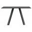 Стол ламинированный PEDRALI Arki-Table Compact сталь, алюминий, компакт-ламинат HPL черный Фото 2