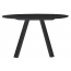 Стол ламинированный PEDRALI Arki-Table Compact сталь, алюминий, компакт-ламинат HPL черный Фото 1