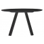 Стол ламинированный PEDRALI Arki-Table Compact сталь, алюминий, компакт-ламинат HPL черный Фото 2