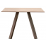 Стол ламинированный PEDRALI Arki-Table Compact сталь, алюминий, компакт-ламинат HPL коричневый, 4543 Фото 1