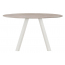 Стол круглый PEDRALI Arki-Table Outdoor сталь, алюминий, компакт-ламинат HPL бежевый, бежевый мрамор Фото 2