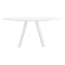 Стол круглый PEDRALI Arki-Table Outdoor сталь, алюминий, компакт-ламинат HPL белый Фото 2