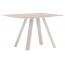 Стол ламинированный PEDRALI Arki-Table Outdoor сталь, алюминий, компакт-ламинат HPL бежевый, бежевый каменный Фото 1