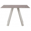 Стол обеденный PEDRALI Arki-Table Outdoor сталь, компакт-ламинат HPL бежевый, бежевый мрамор Фото 1