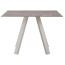 Стол обеденный PEDRALI Arki-Table Outdoor сталь, компакт-ламинат HPL бежевый, бежевый мрамор Фото 3