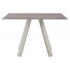 Стол обеденный PEDRALI Arki-Table Outdoor сталь, компакт-ламинат HPL бежевый, бежевый мрамор Фото 4