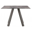 Стол обеденный PEDRALI Arki-Table Outdoor сталь, компакт-ламинат HPL антрацит, 2810 Фото 2
