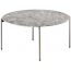 Столик кофейный PEDRALI Blume алюминий, сталь, искусственный камень серебристый, серый мрамор Фото 2