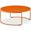 Столик кофейный металлический PEDRALI Circuit Outdoor сталь оранжевый Фото 3