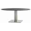 Стол ламинированный PEDRALI Inox Table нержавеющая сталь, компакт-ламинат HPL матовый стальной, черный Фото 2