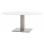 Стол ламинированный PEDRALI Inox Table нержавеющая сталь, компакт-ламинат HPL матовый стальной, белый Фото 1