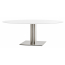 Стол ламинированный PEDRALI Inox Table нержавеющая сталь, компакт-ламинат HPL матовый стальной, белый Фото 1