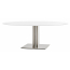 Стол ламинированный PEDRALI Inox Table нержавеющая сталь, компакт-ламинат HPL матовый стальной, белый Фото 2