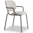 Кресло металлическое c обивкой Scab Design Si-Si Bold сталь, шерсть бронзовый, серый Фото 5