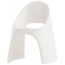 Кресло пластиковое SLIDE Amelie Standard полиэтилен молочный белый Фото 2