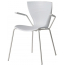 Кресло пластиковое SLIDE Gloria Meeting Standard сталь, полипропилен белый Фото 1