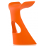 Стул барный пластиковый SLIDE Koncord Standard полиэтилен тыквенный оранжевый Фото 2