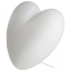 Светильник пластиковый настольный Сердце SLIDE Love Lighting полиэтилен, металл белый Фото 1