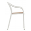 Кресло металлическое PEDRALI Soul Outdoor алюминий, тик белый, натуральный Фото 4