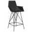 Кресло пластиковое полубарное Vondom Faz Basic сталь, полипропилен черный Фото 1