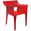 Кресло пластиковое Vondom Pedrera Basic полипропилен, стекловолокно красный Фото 3