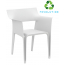 Кресло пластиковое Vondom Pedrera Revolution переработанный полипропилен белый Milos Фото 2