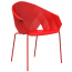 Кресло пластиковое Vondom Vases Basic сталь, полипропилен, стекловолокно красный Фото 4