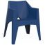 Кресло пластиковое Vondom Voxel Basic полипропилен, стекловолокно синий нави Фото 3