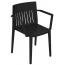 Кресло пластиковое Vondom Spritz Basic полипропилен, стекловолокно черный Фото 1