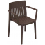 Кресло пластиковое Vondom Spritz Basic полипропилен, стекловолокно бронзовый Фото 4