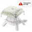 Пуф с подушкой Qeeboo Turtle Carry полиэтилен, ткань белый Фото 1