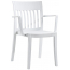 Кресло пластиковое PAPATYA Eden-K стеклопластик белый Фото 1
