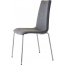 Стул с обивкой Scab Design Mannequin Pop 4 legs сталь, технополимер, ткань хром, серый Фото 1