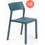 Комплект пластиковых стульев Nardi Trill Bistrot Set 4 стеклопластик бирюзовый Фото 1