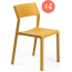 Комплект пластиковых стульев Nardi Trill Bistrot Set 4 стеклопластик горчичный Фото 2