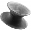 Кресло-юла пластиковое Magis Spun полиэтилен антрацит, светло-серый Фото 4