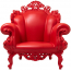 Кресло пластиковое Magis Magis Proust полиэтилен красный Фото 2