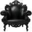 Кресло пластиковое Magis Magis Proust полиэтилен черный Фото 3