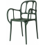 Кресло пластиковое Magis Mila полипропилен, стекловолокно темно-зеленый Фото 1