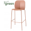 Стул пластиковый полубарный Scab Design Mentha Go Green сталь, технополимер карамельный Фото 2