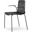 Кресло пластиковое PEDRALI Tweet металл, стеклопластик черный Фото 1