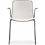 Кресло пластиковое PEDRALI Tweet металл, стеклопластик белый, черный Фото 2