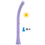 Душ солнечный Arkema Happy XL H 420 полиэтилен высокой плотности фиолетовый Фото 1