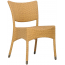 Стул плетеный JANUS et Cie Amari алюминий, искусственный ротанг карамельный Фото 3