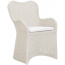 Кресло плетеное с подушкой JANUS et Cie Butterfly II алюминий, искусственный ротанг, акрил пергаментный Фото 1