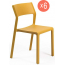 Комплект пластиковых стульев Nardi Trill Bistrot Set 6 стеклопластик горчичный Фото 1