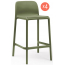 Комплект пластиковых полубарных стульев Nardi Faro Mini Set 4 стеклопластик агава Фото 3