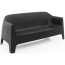 Диван пластиковый Vondom Solid Basic полипропилен черный Фото 2